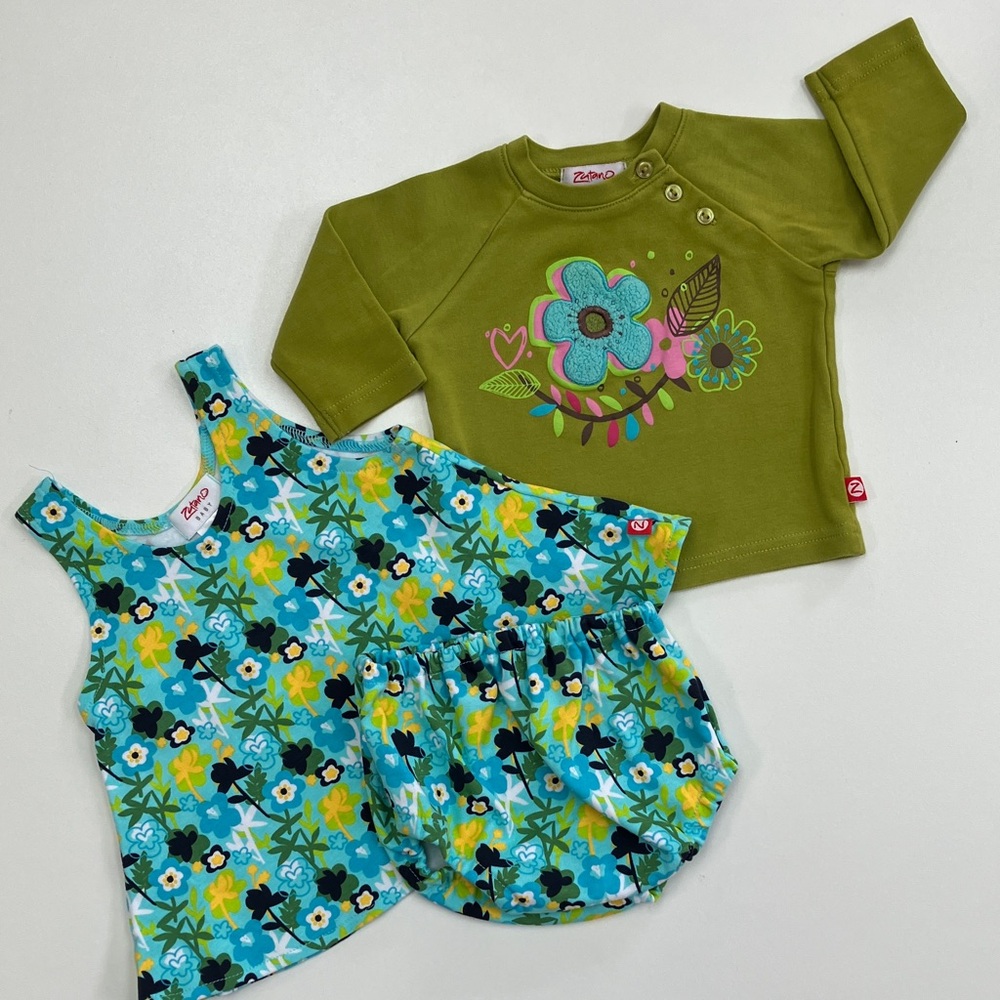 Zutano Dress with Bloomers & Top